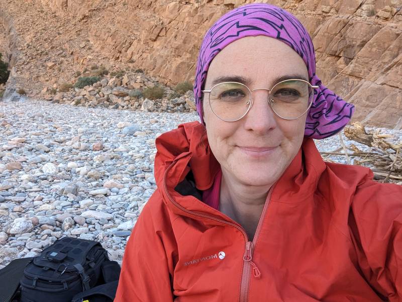 Valley landscape at dusk
