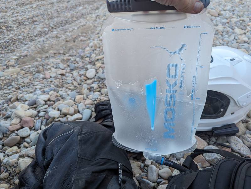 Alone with the broken bike